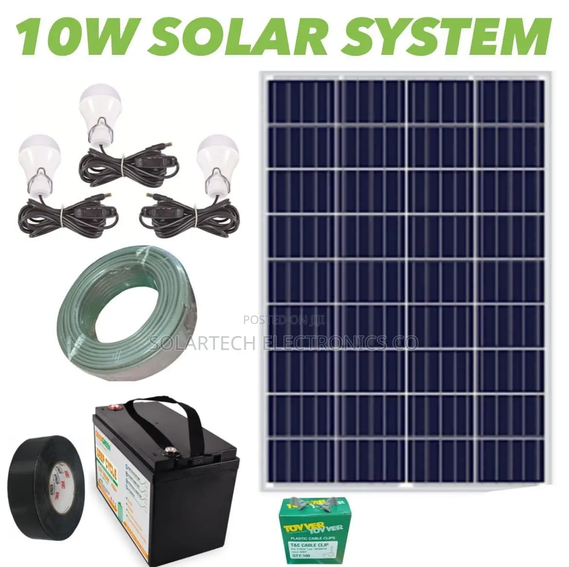10W German Technology Solar System.