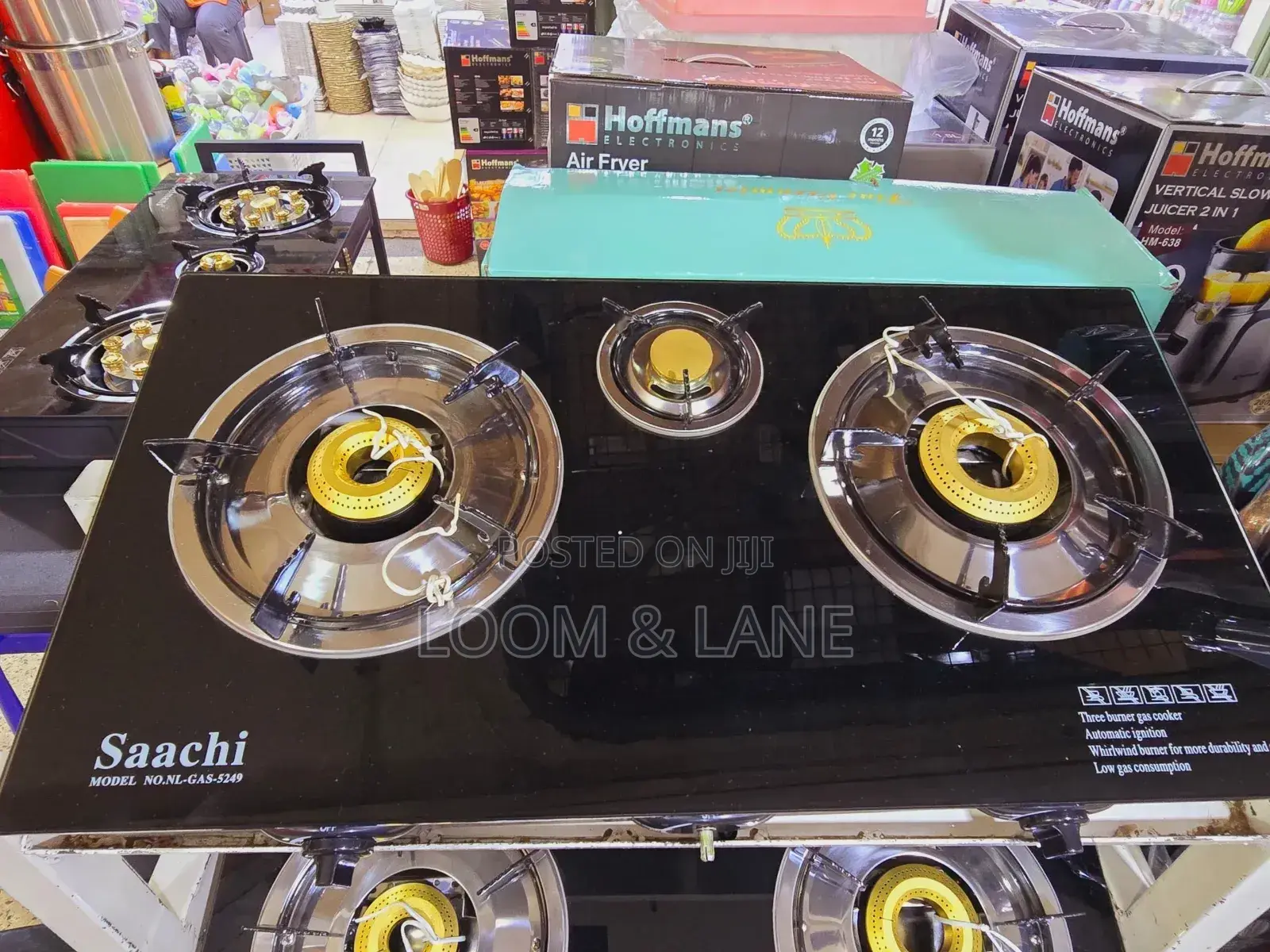New Saachi Tripple Gas Burner