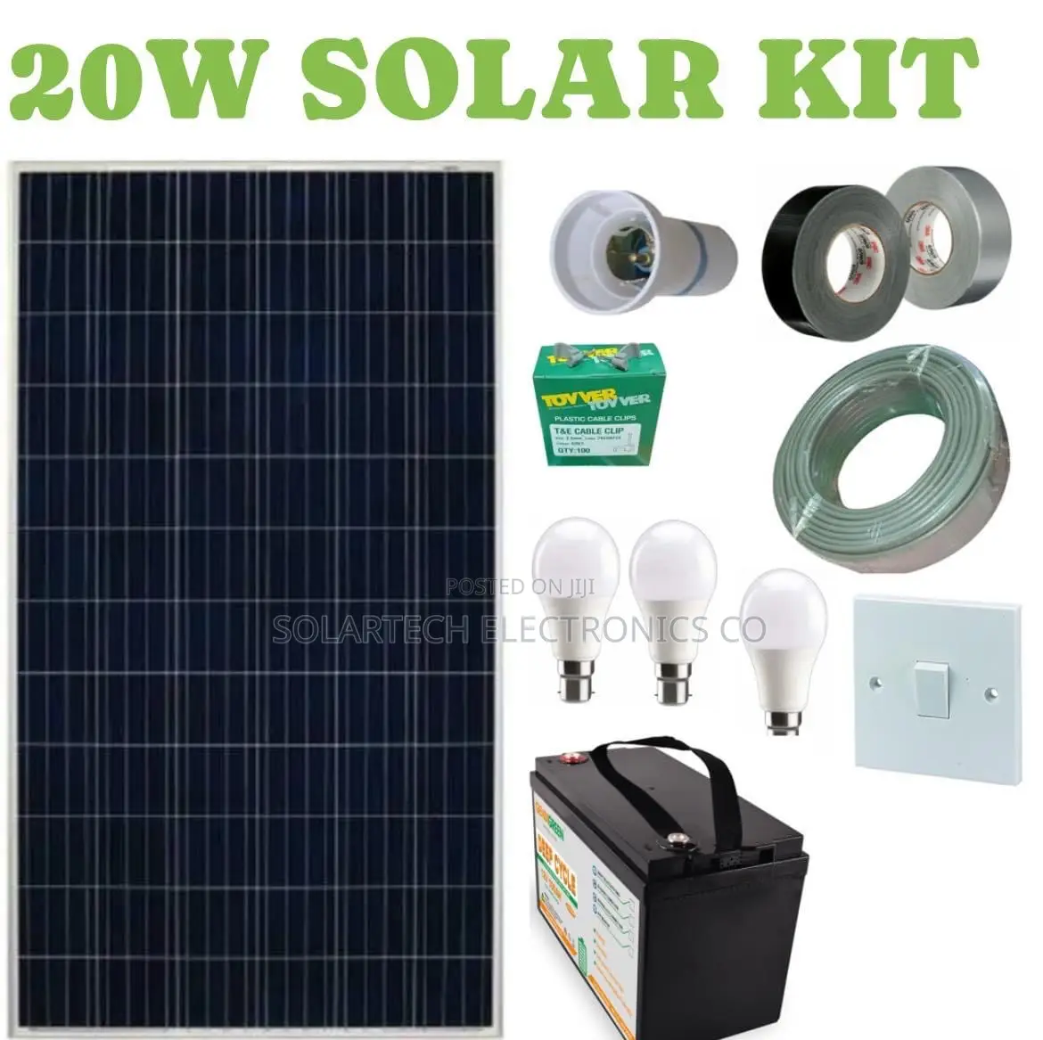 20W Solar System Package Pro