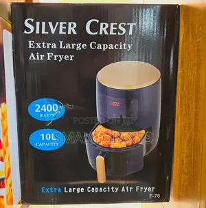 10 Litre Silver Crest Air Fryer , Black