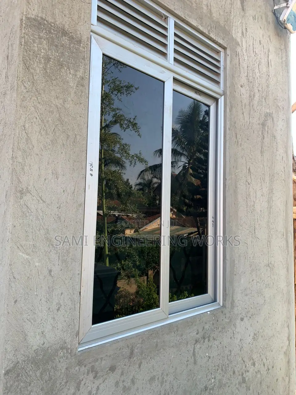 Euro Aluminum Slidding Silver Window