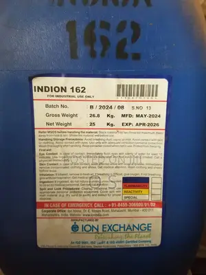 Indion 162 Oxygen Scavenger for Boiler (Ion Exchange)
