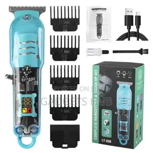 Transparent Professional LCD Display Electric Hair
Clipper