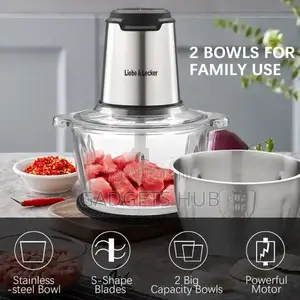 Meat Grinder Electric Food Processor 3lstainless
Steel