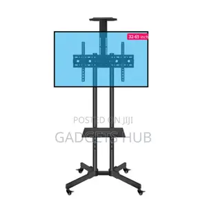 Mobile TV Trolley Bracket 1500 Rotating Horizontal