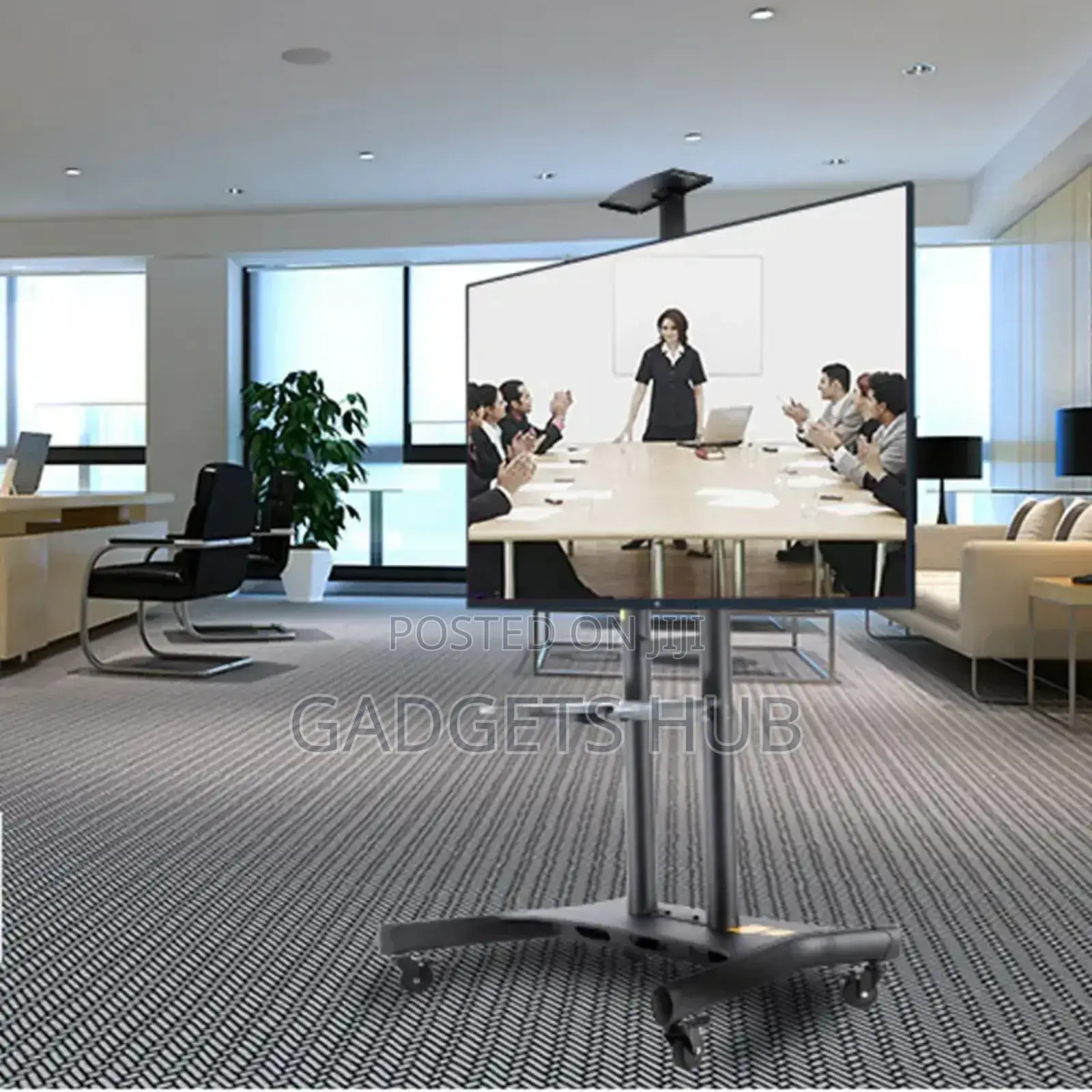 Mobile TV Trolley Bracket 1500 Rotating Horizontal