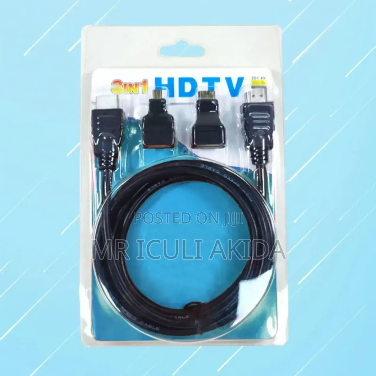 3in1 HDMI Cable Converter for Computer,TV,Mobile Phone,PA
