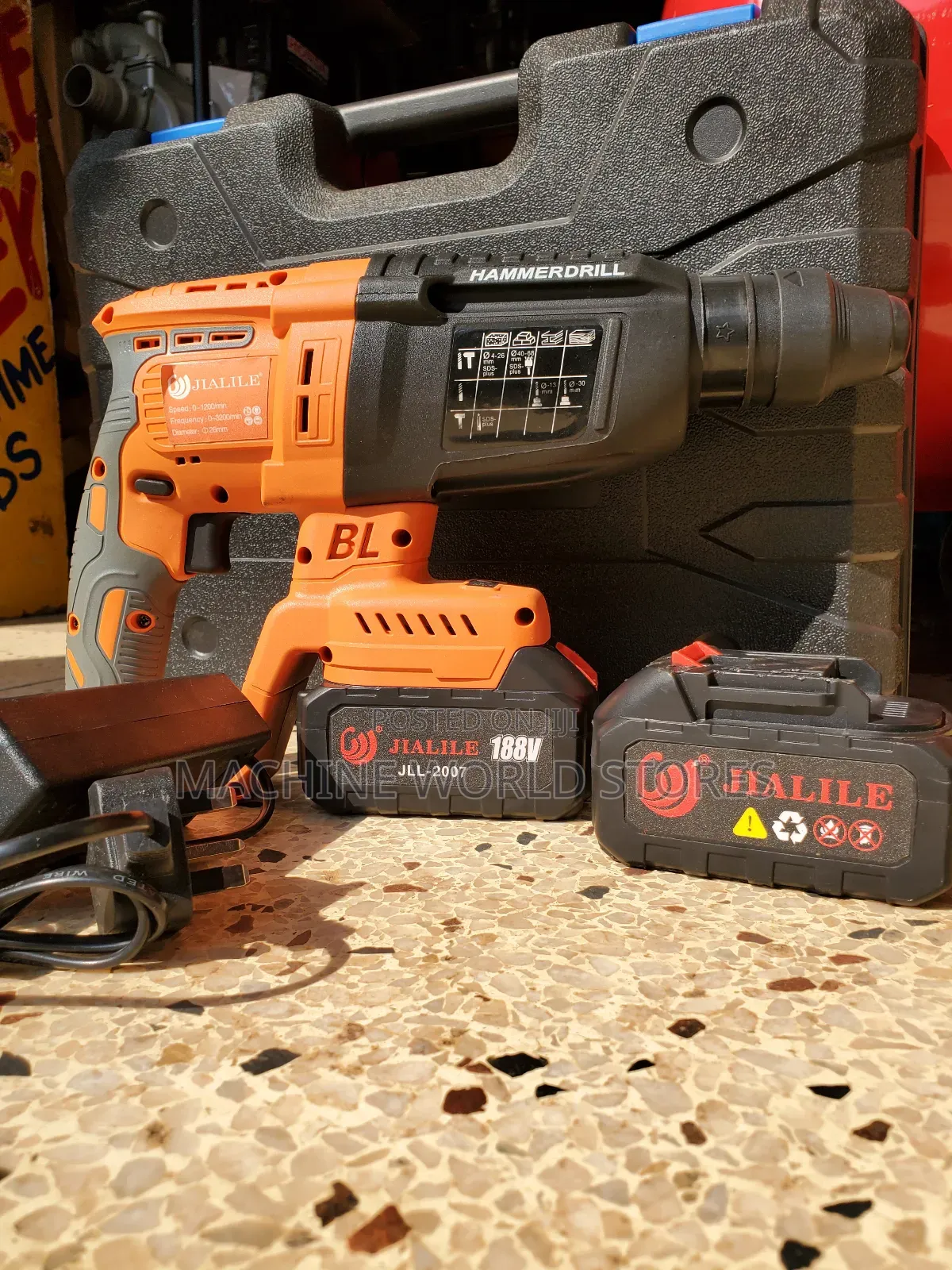 Jialile 188V Rechargeable Hammer Drill