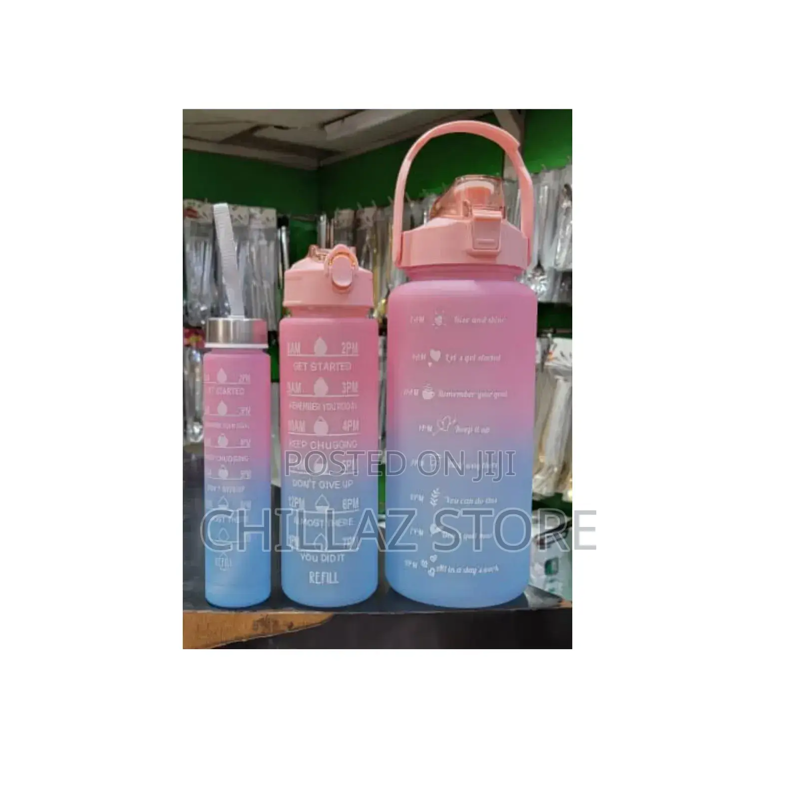 3pcs Sports Water Bottles.