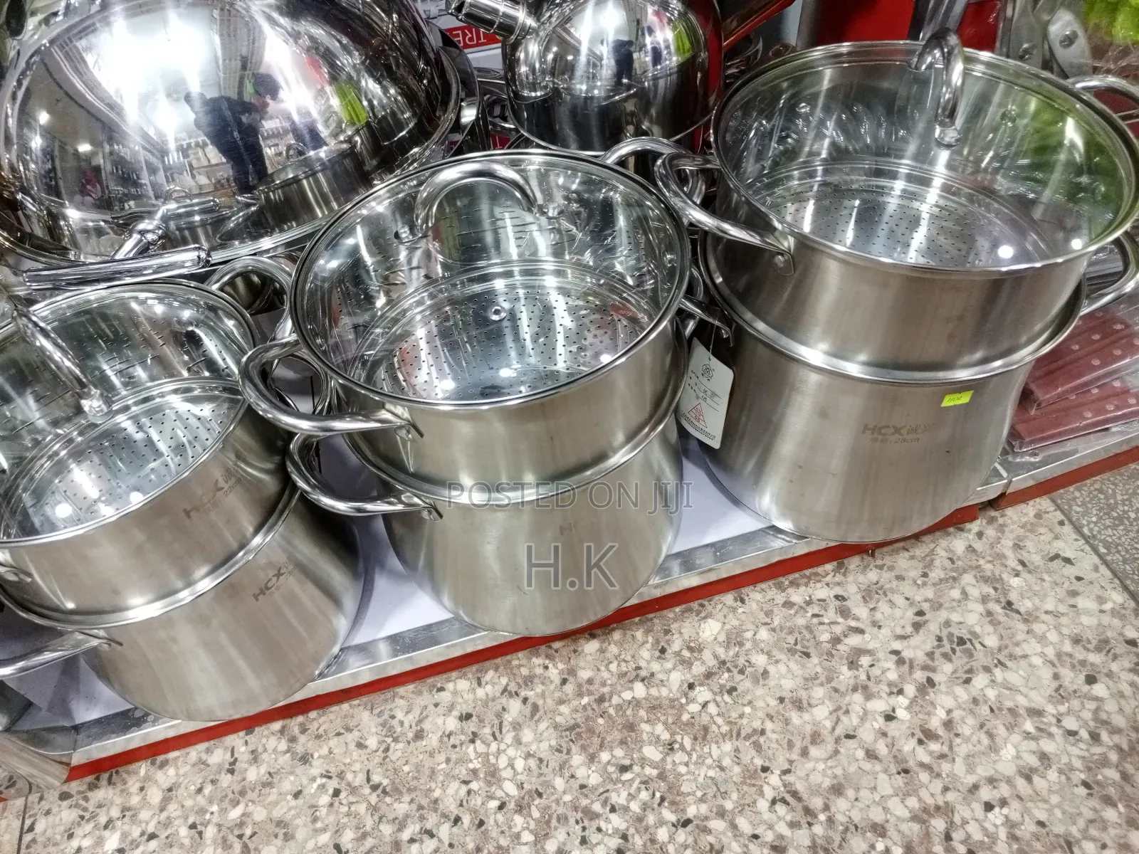 Two Layers Stainless Steel Steam Pot ( 24cm)