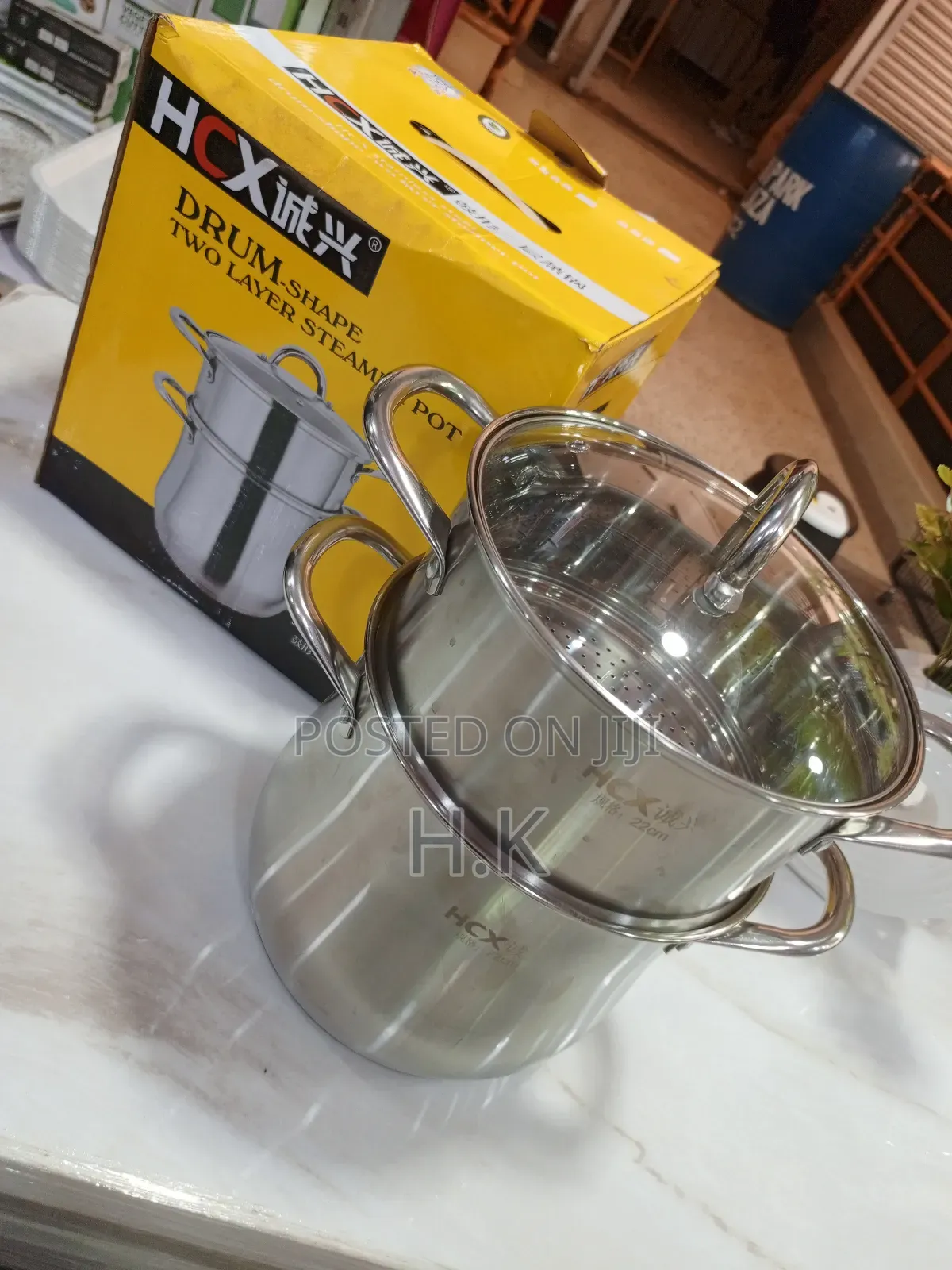 Two Layers Stainless Steel Steam Pot ( 24cm)