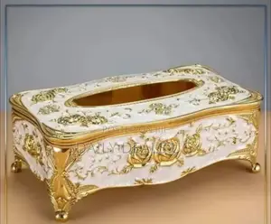 Gold Car Tissue Holder