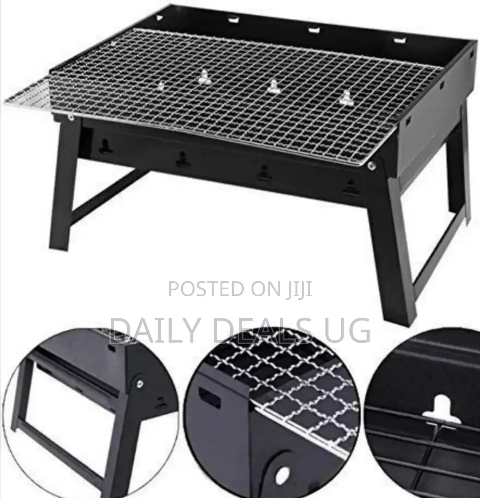 Black Portable BBQ Grill