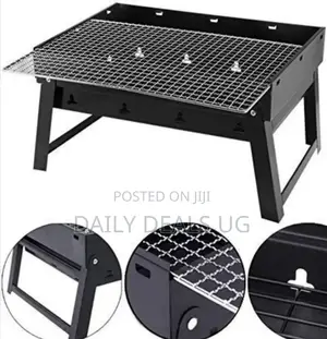 Black Portable BBQ Grill
