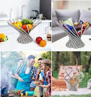 Metallic Fruit Basket