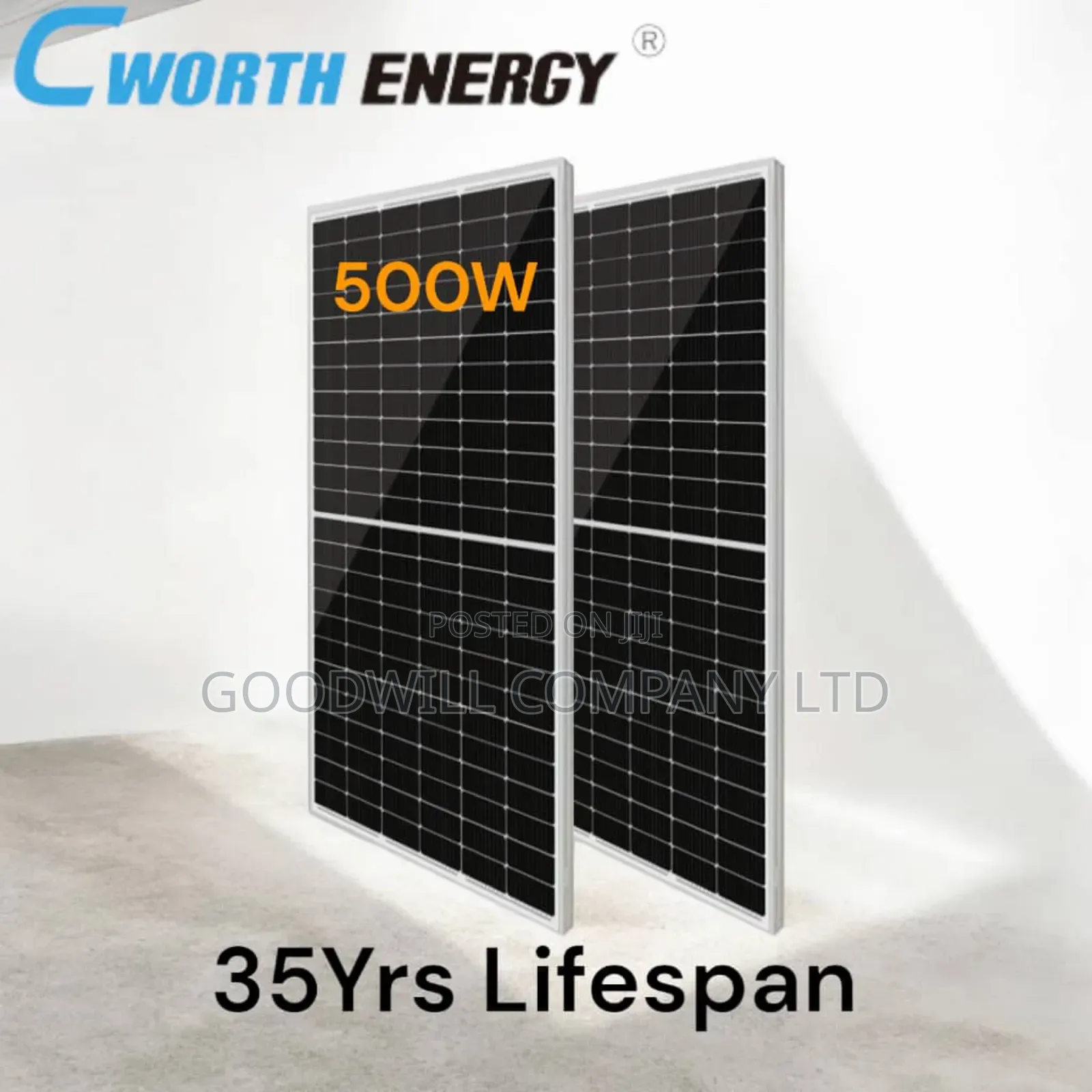 500w 48v Cworth Solar Panel ADNAGUBAK