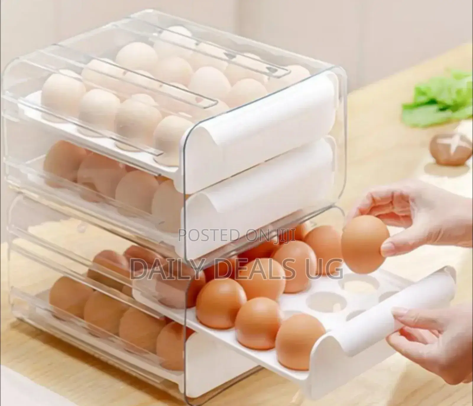 4 Layer Egg Storage Drawer