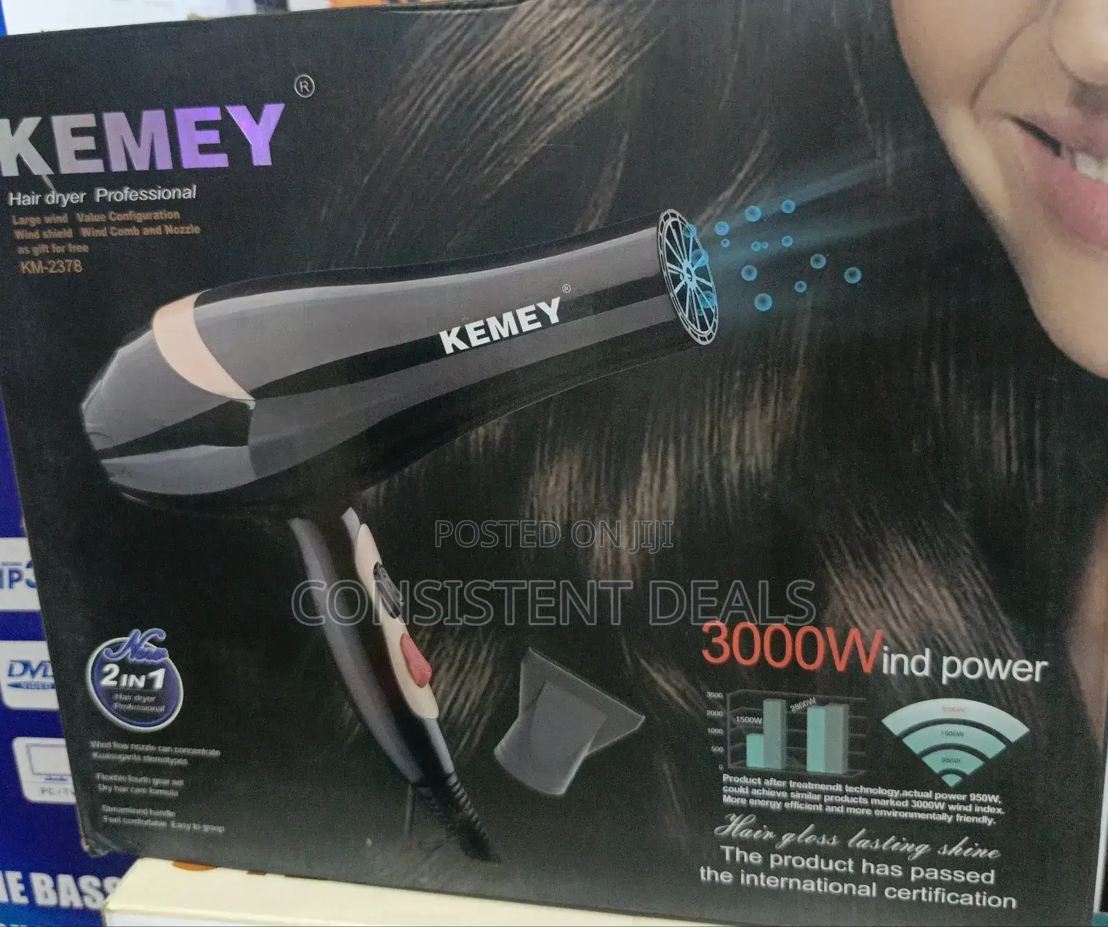 Kemey Electric Professional Hair Dryer