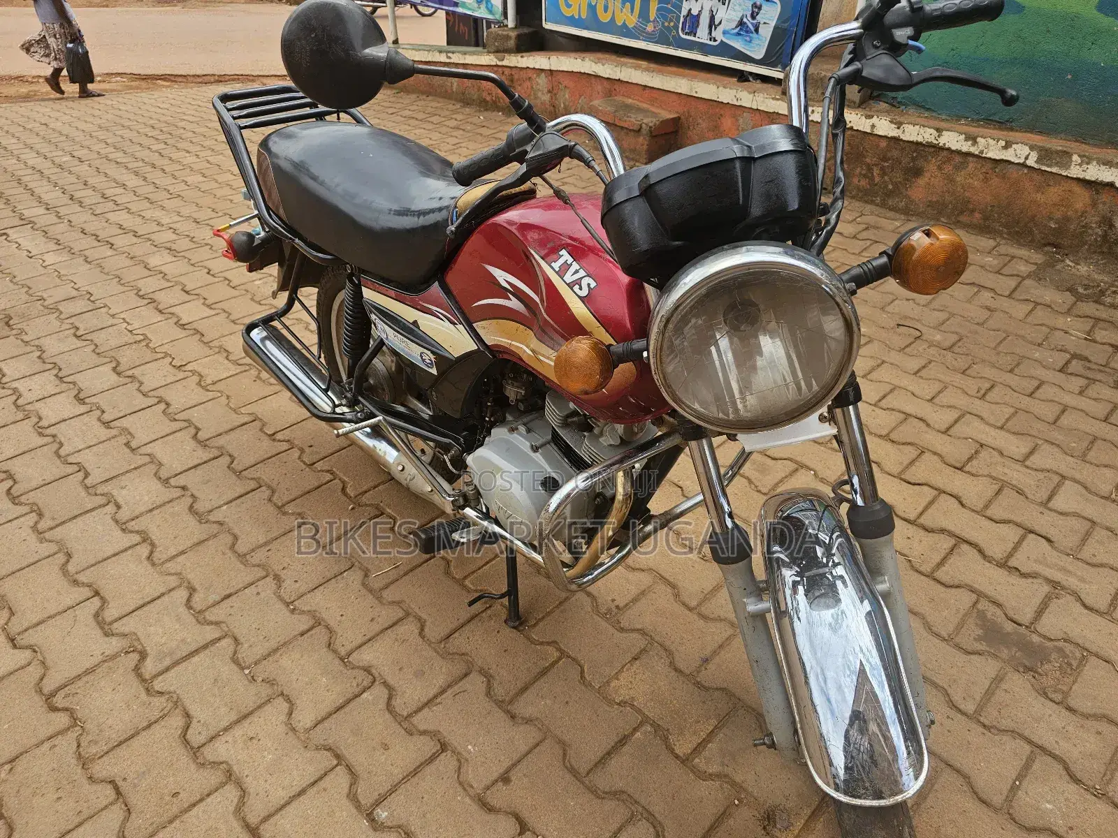 TVS XL 100 2017 Red