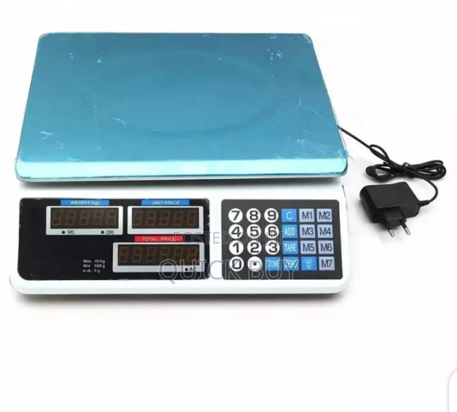 Authentic Accurate Rechargeable Price Computing Scale