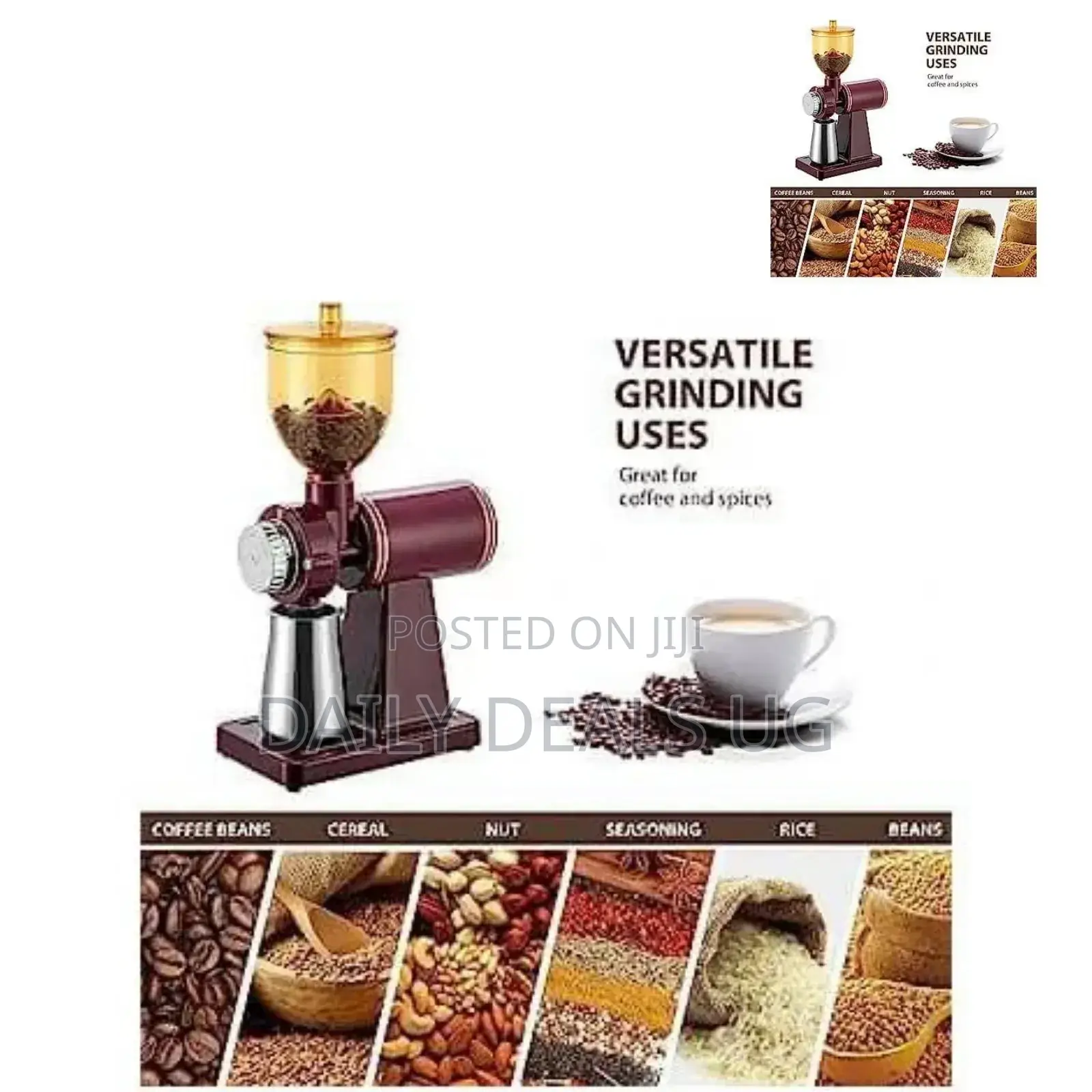 Commercial Portable Electric Coffee Grinder