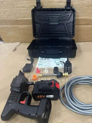 Black Rechargeable Car Wireless Pressure Washer