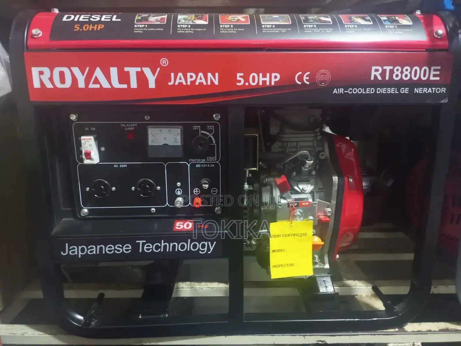 Royalty Diesel Generator 3 Kva