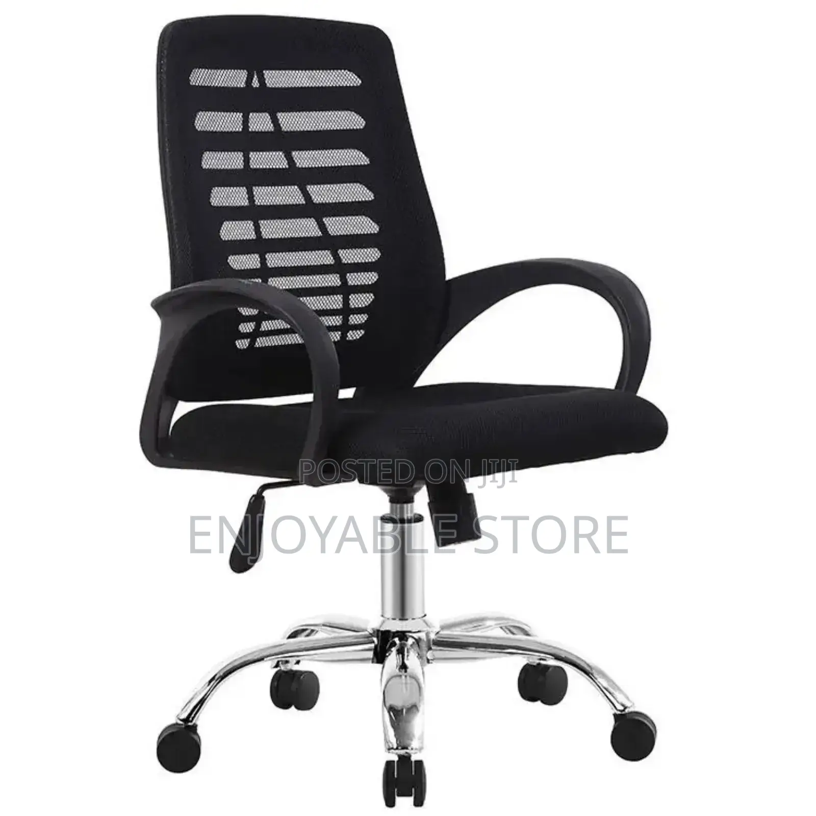 Checked Back Office Chair
