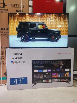 New Frameless Chiq 43inches Smart Tv