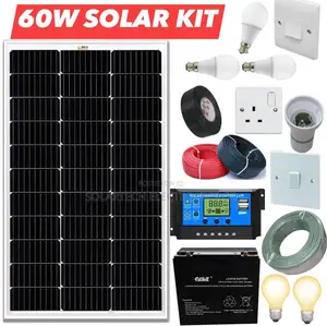 Solar Energy System Full Kit 60w/ German Cells