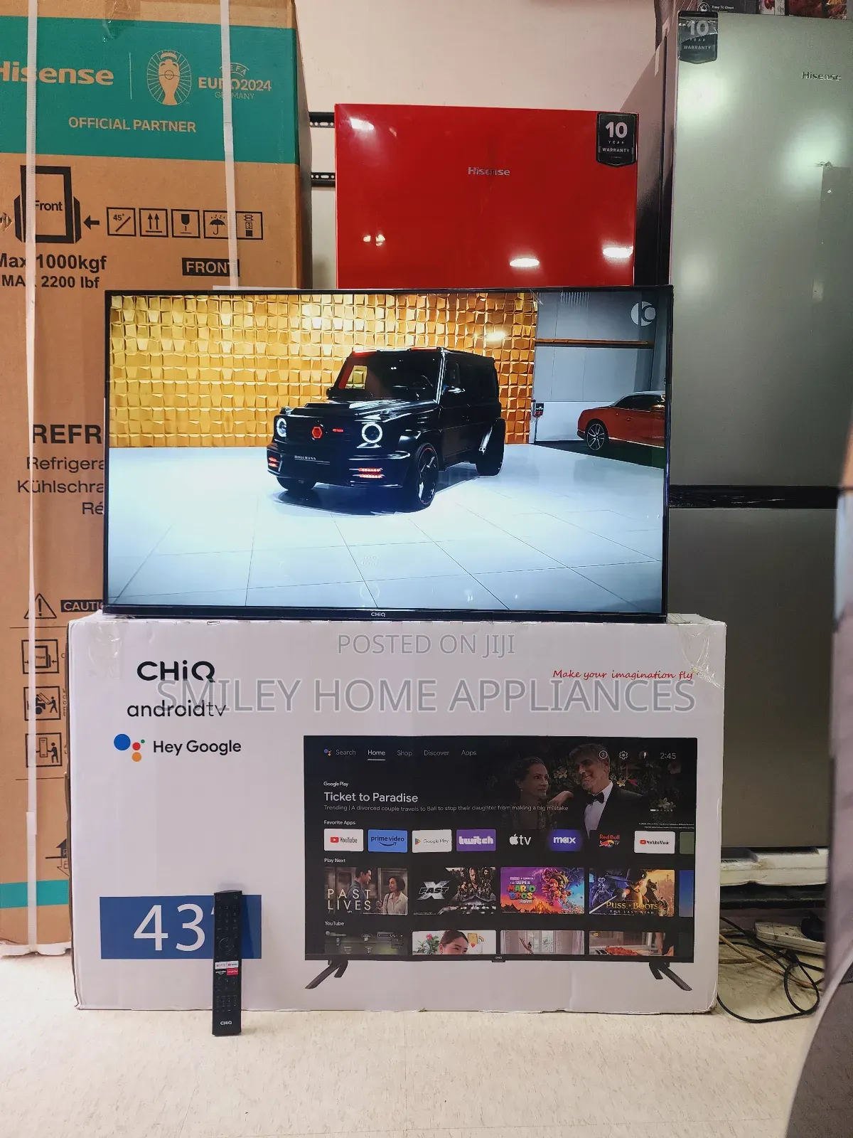 Newly Restocked Chiq 43inches Android Tv