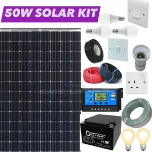 50W Sunrise Solar Power Full Kit