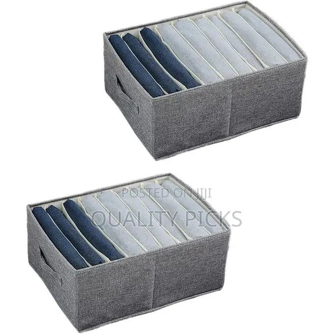 Wardrobe Storage Bins Collapsible Fabric Clothes Organiser