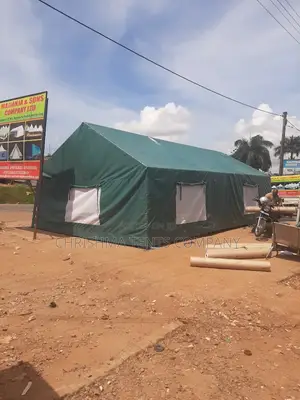 Hundred Seater Tent Covered All Sides Ordinary Form