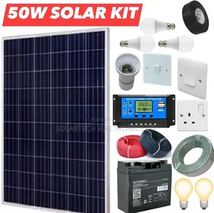 50W Solar Energy System Kit/ 1 Year Warranty