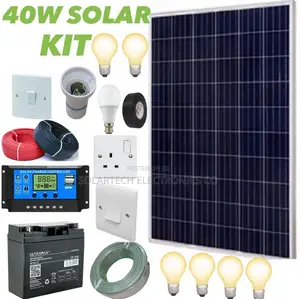 40W Solar System Complete Kit Jk