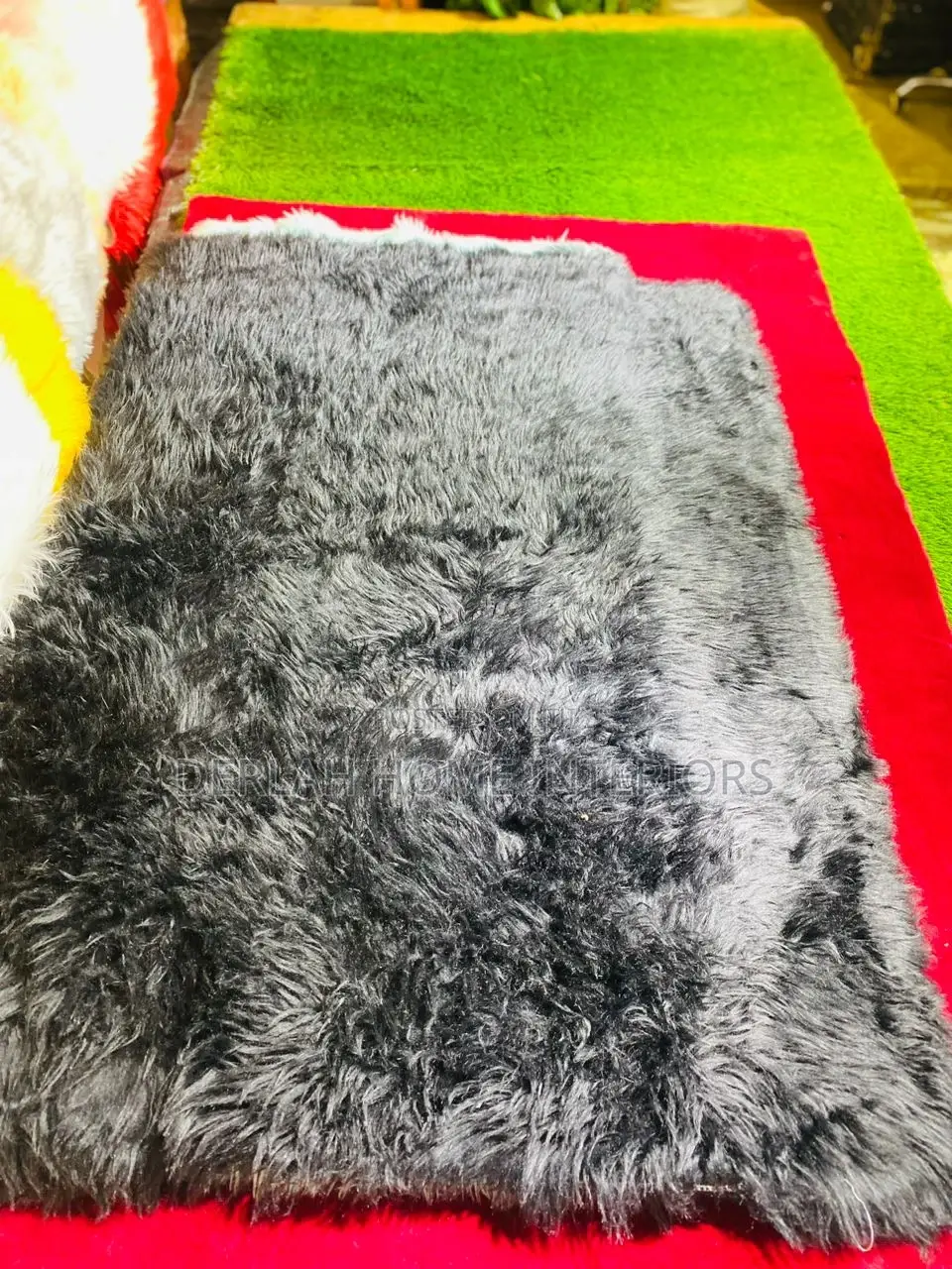 Fluffy Carpets in Grey