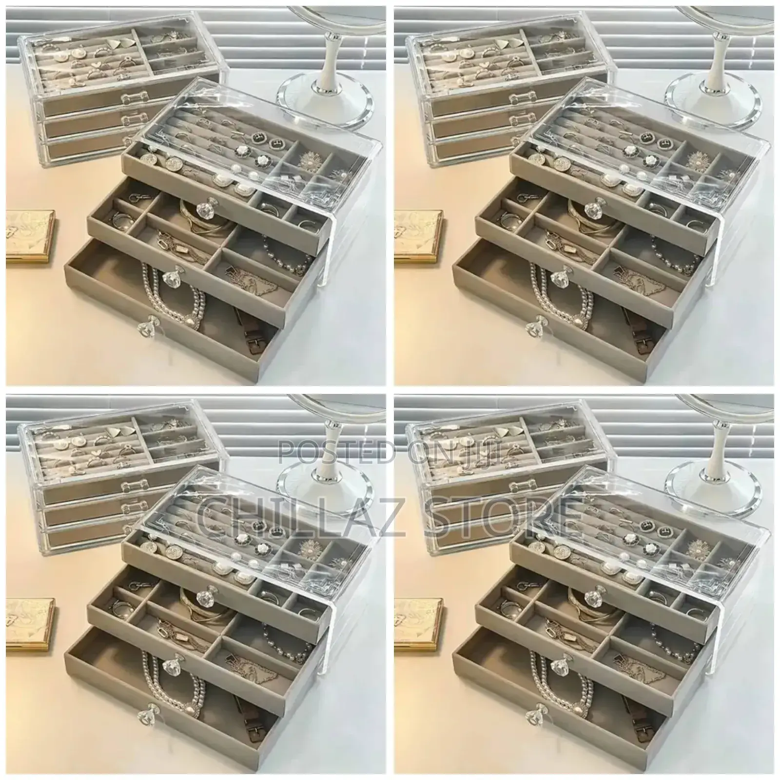 3 Tier Jewelry Storage Box.