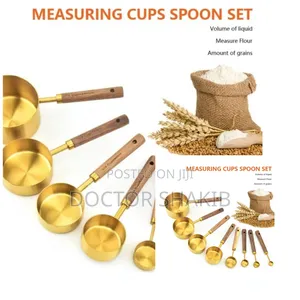 New Durable Heavy Duty Measuring Cups Spoon Set