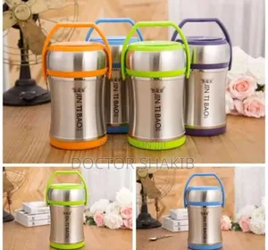 2.5L Steel Food Flask Lunch Storage Box