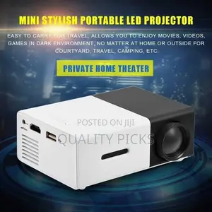 Mini Projector, Built-in Stereo Speaker Portable Multi-Media