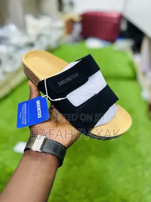 Black Suede Birkenstock Arizona Casual Sandals