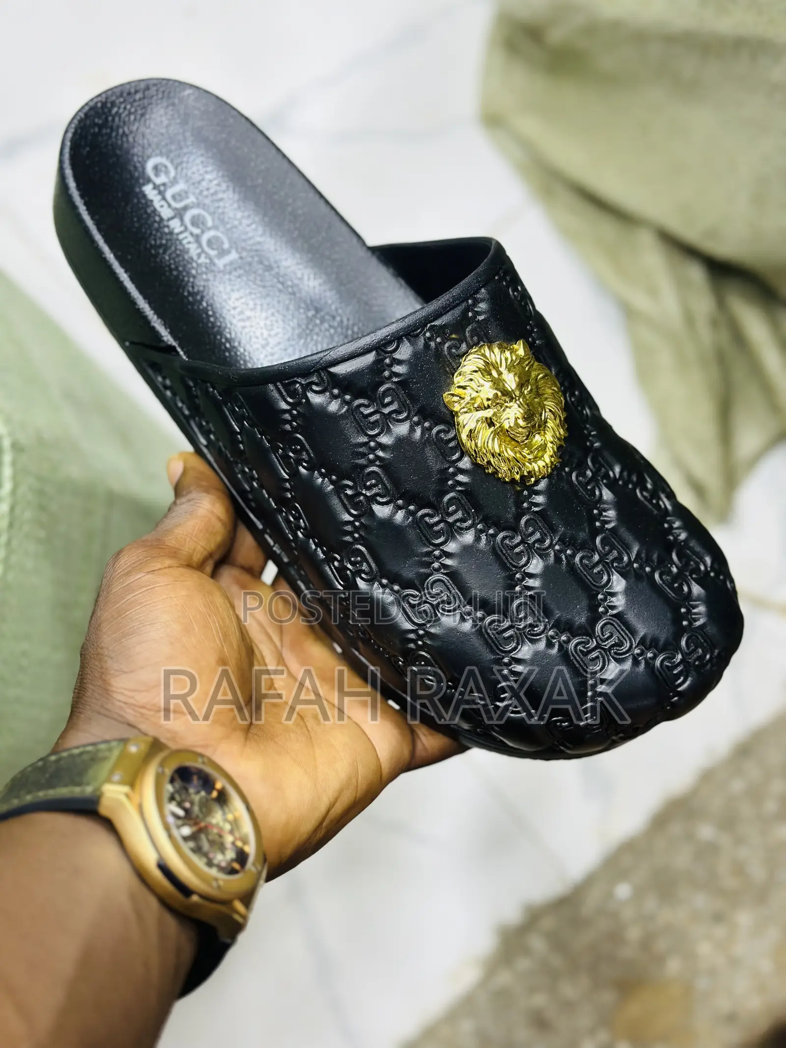 Original Gucci Clog Rubber Sandals