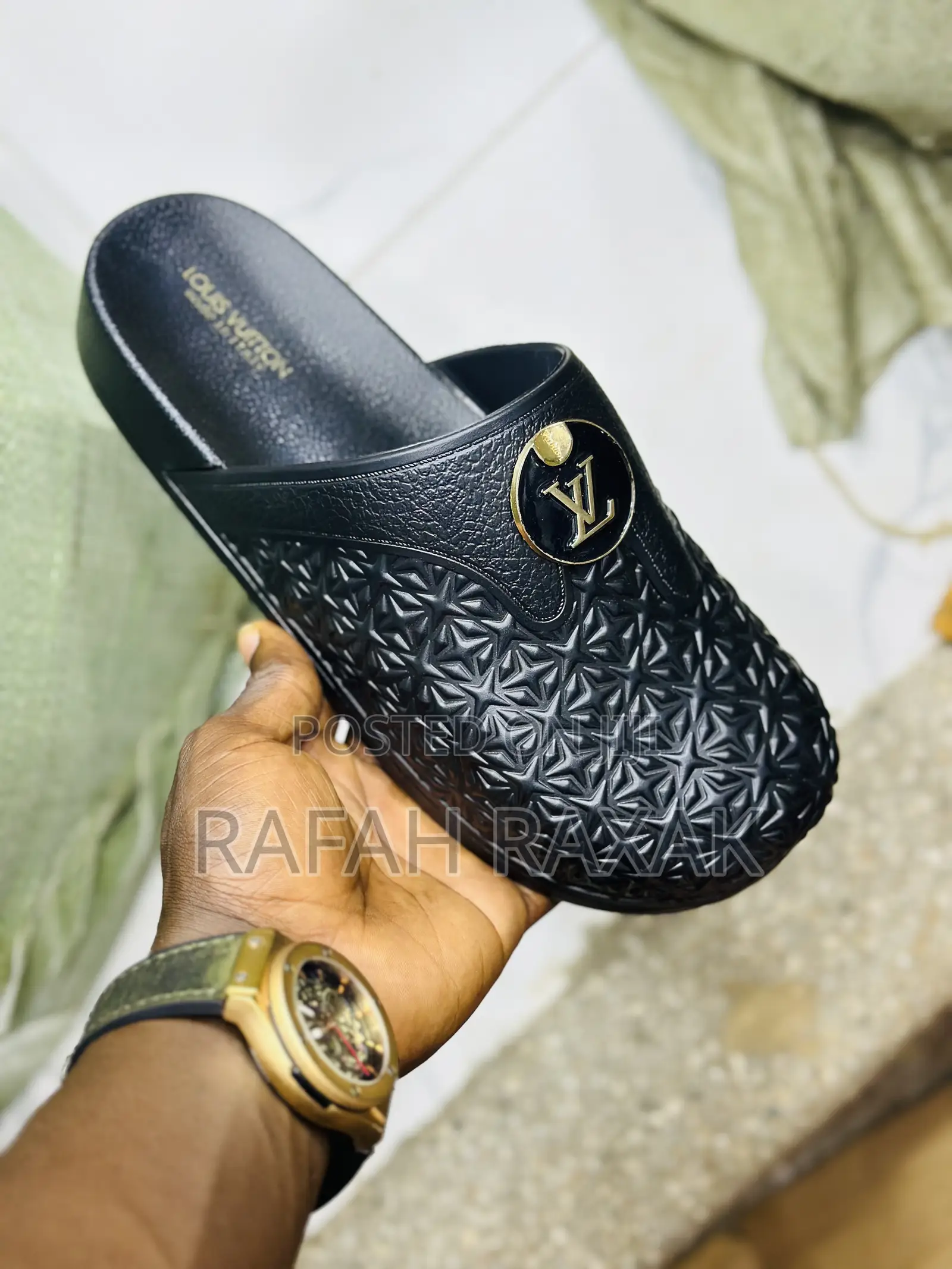 Original Louis Vuitton Clog Rubber Sandals