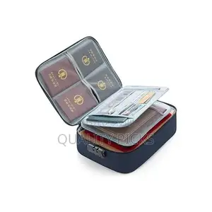 Portable Passport File Organizer Bag Passport Holder