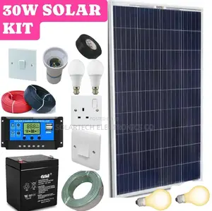30W Warehouse Solar Power Kit
