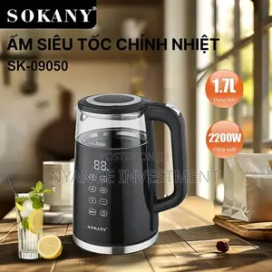 Sokany Digital Touch Control Kettle .
