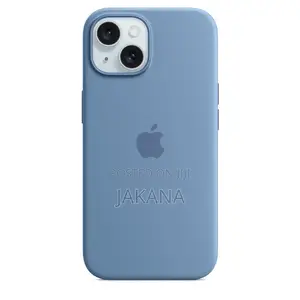 iPhone 13 Silicone Case With Magsafe Blue. Soft Touch Case