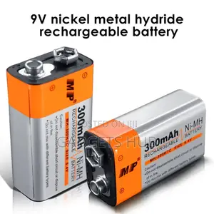 9V 300mah Ni-mh Rechargeable Battery