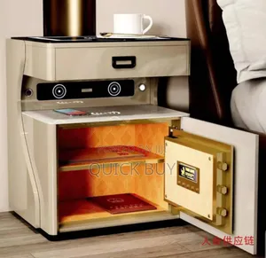 Unique Versatile Smart Bedside Table With Fireproof Safe